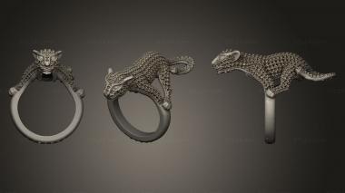 Jewelry rings Jaguar ring 3d model